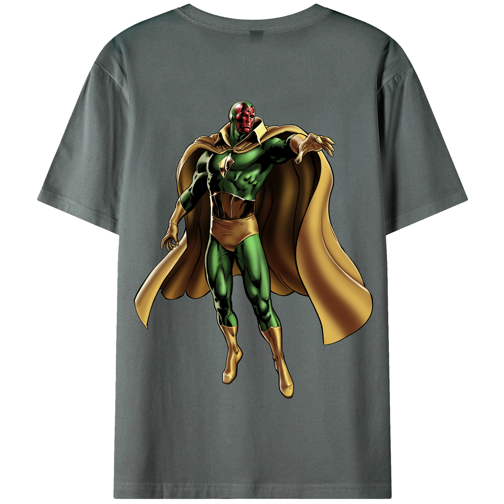 （画像用） アベンジャーズ The Avengers 綿100％半袖Tシャツ（背面プリント）